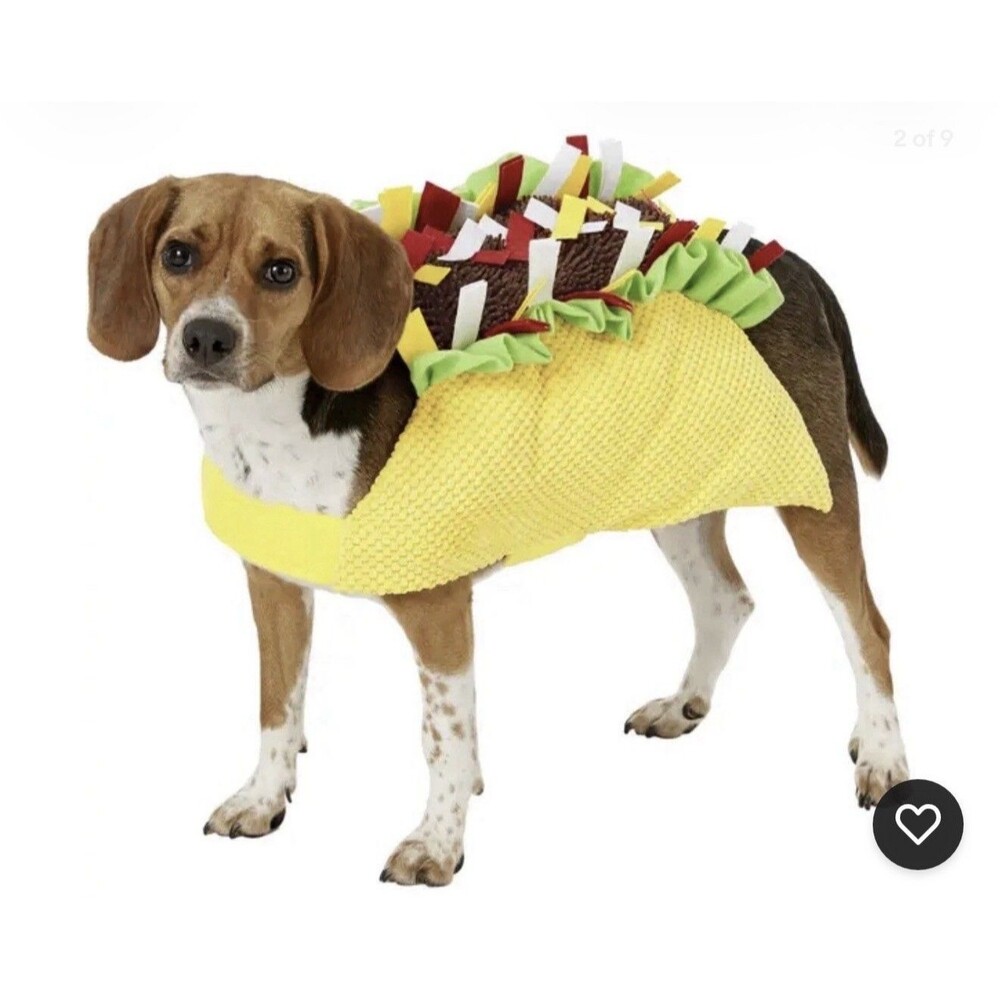 NWOT Bootique Dog Cat Halloween Costume Taco Bout It Petco Size XL